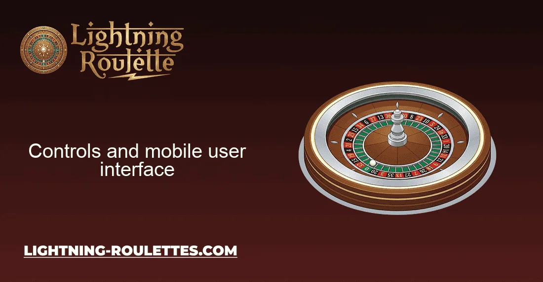 Controls and mobile user interface Controls and mobile user interface