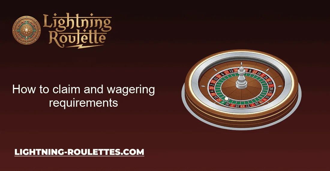 How to claim and wagering requirements