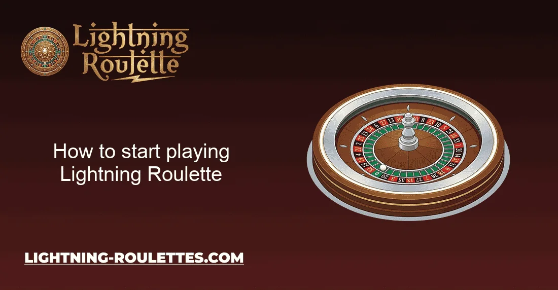 How to start playing Lightning Roulette