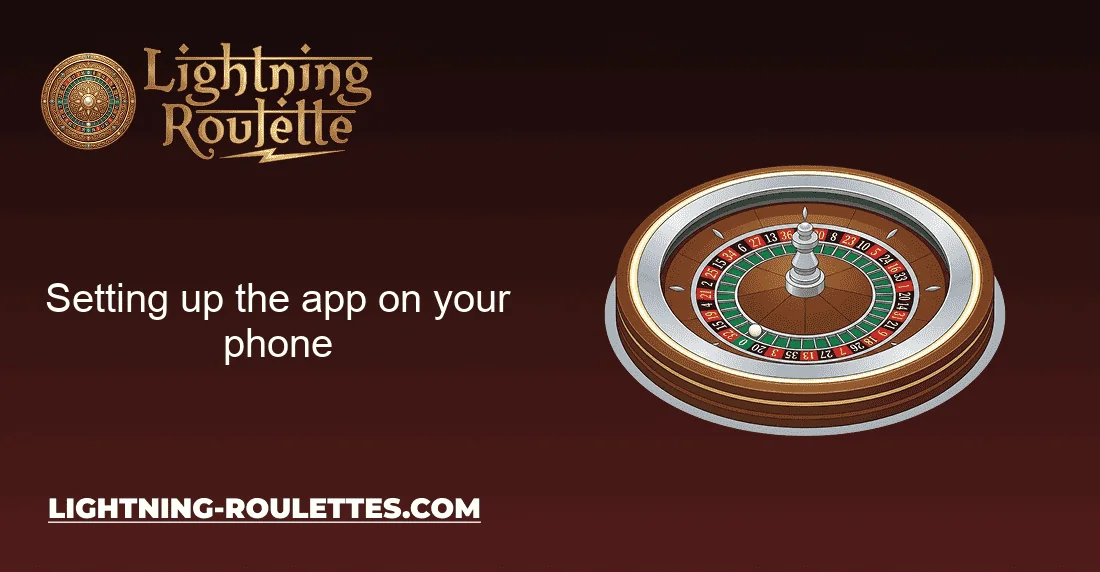 Setting up the app on your phone