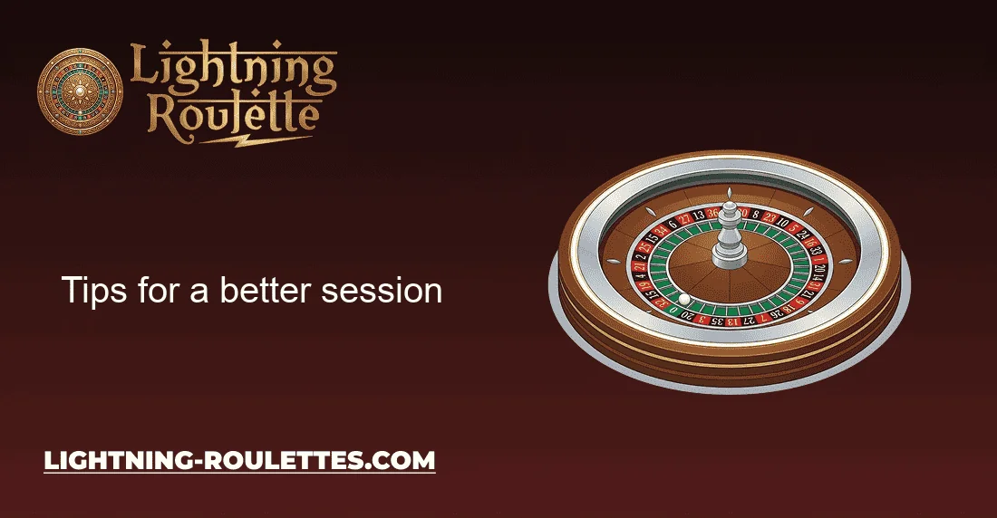Tips for a better session